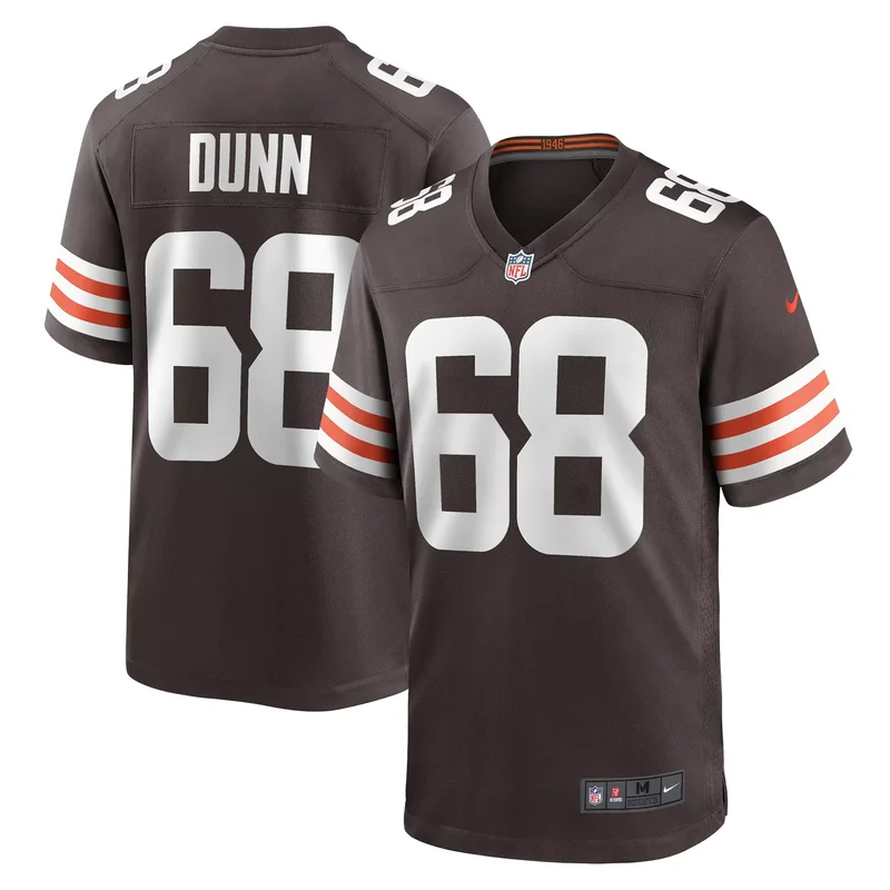 Michael Dunn Cleveland Browns Game Jersey - Brown NFL
