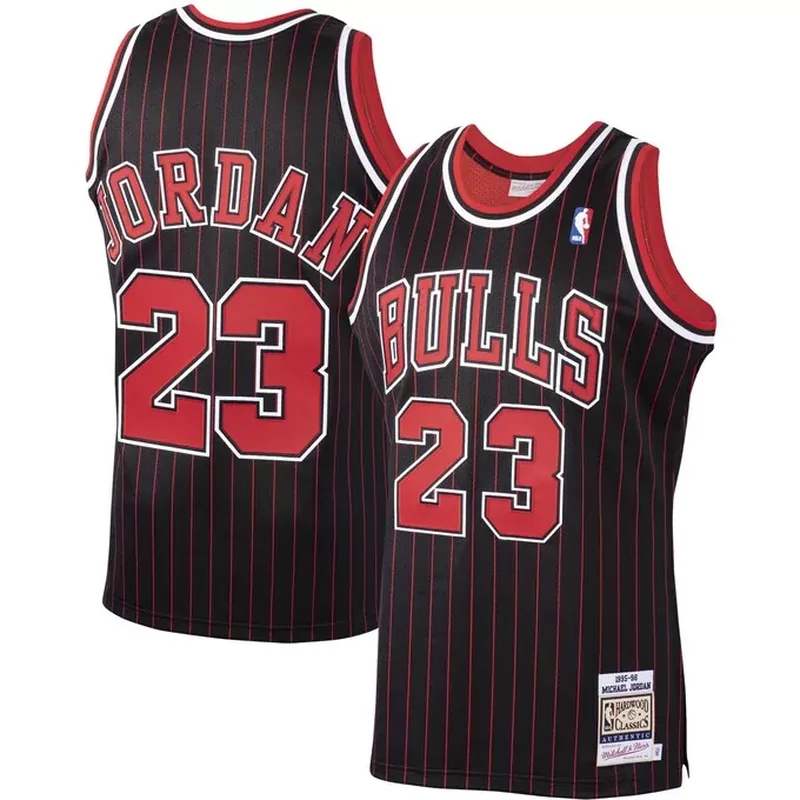 Michael Jordan Chicago Bulls 1995/96 Classics Jersey Black