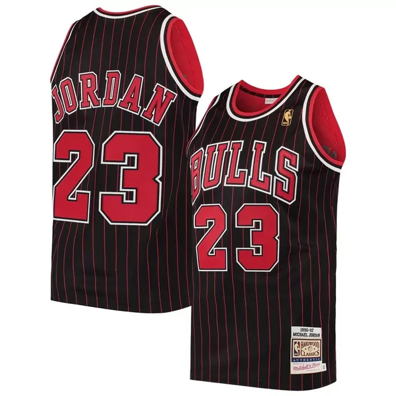 Chicago Bulls Fast Break Custom Jersey Statement Edition Black - Image 2