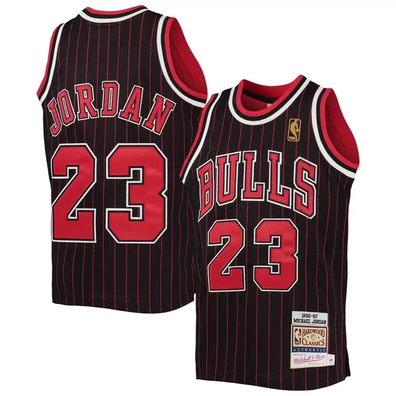 Dennis Rodman Chicago Bulls Chainstitch Jersey Cream - Image 4