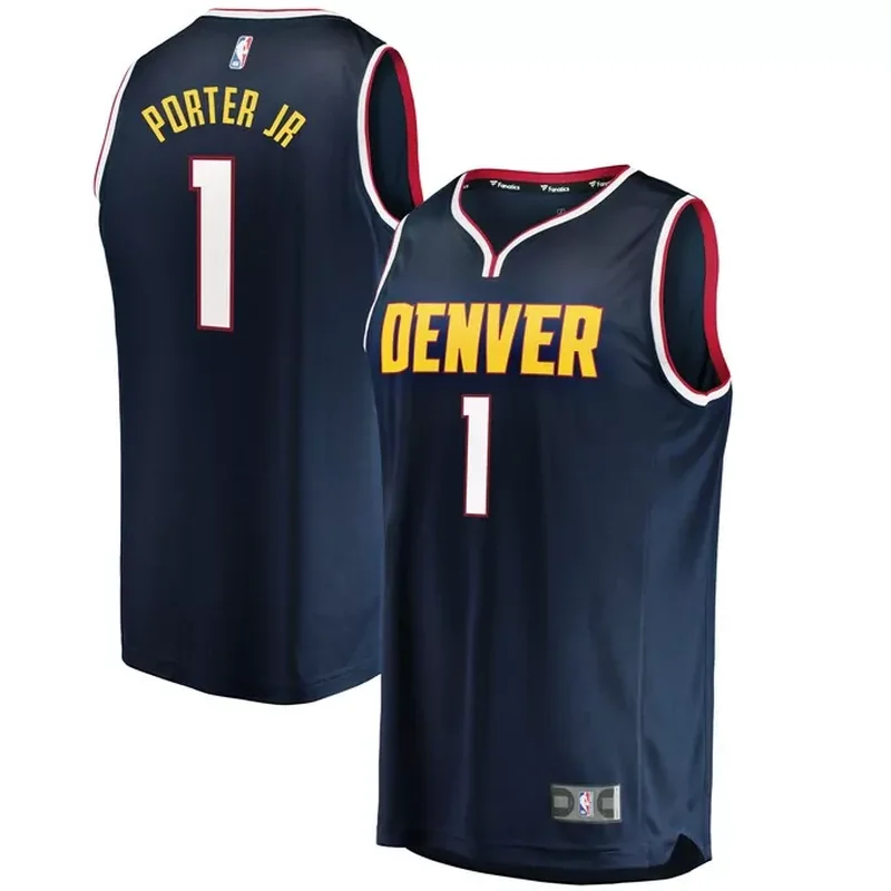 Michael Porter Jr Denver Nuggets Fast Break Jersey Icon Edition Blue