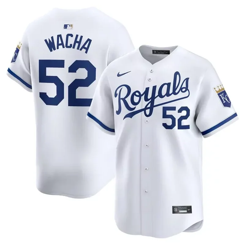 Kansas City Royals #1 Dad Home Jersey White - Image 4