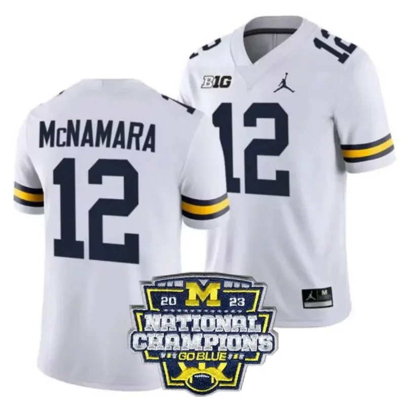 michigan wolverines #12 cade mcnamara Football jersey
