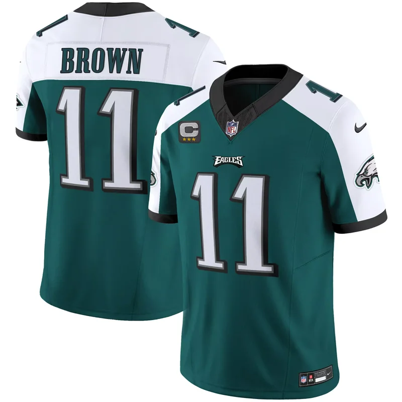 Black Alternate DeVonta Smith philadelphia eagles jersey all stitched - Image 4