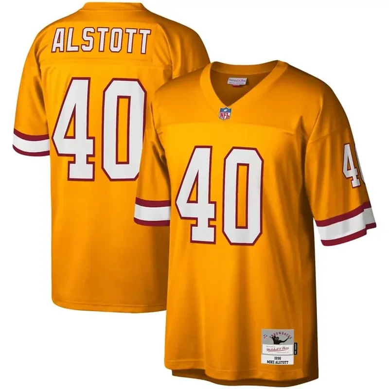 Mike Alstott Tampa Bay Buccaneers 1996 Retired Player Legacy Jersey Orange