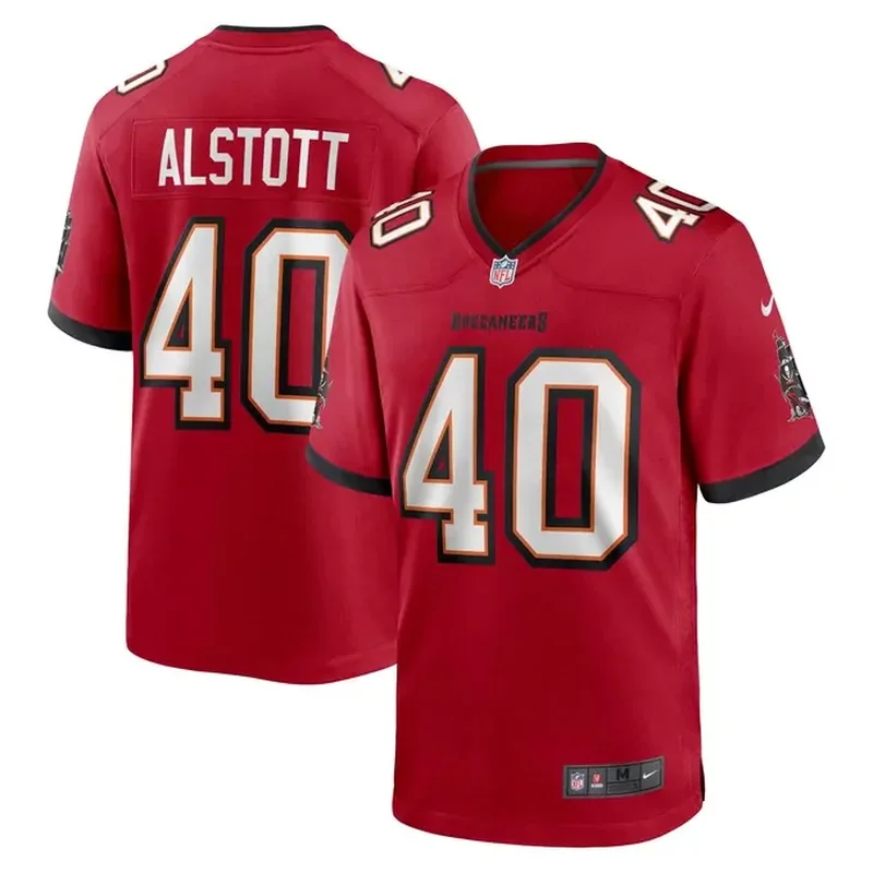 Mike Alstott Tampa Bay Buccaneers Retired Player Game Jersey Red