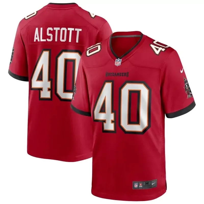 Mike Alstott Tampa Bay Buccaneers Retired Player Game Jersey Red