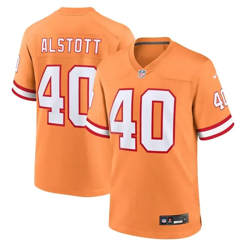 Mike Alstott Tampa Bay Buccaneers Throwback Game Jersey Orange