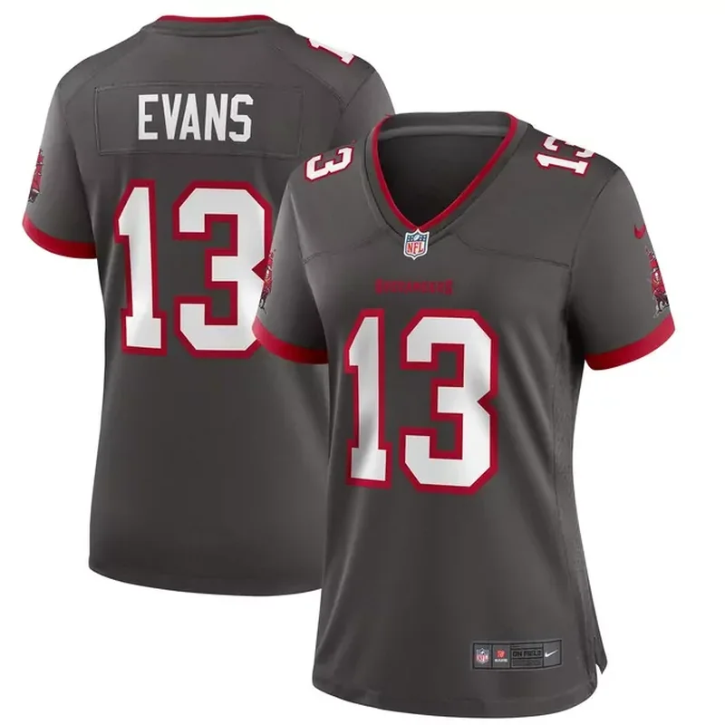 Mike Evans Tampa Bay Buccaneers Womens Alternate Game Jersey Pewter