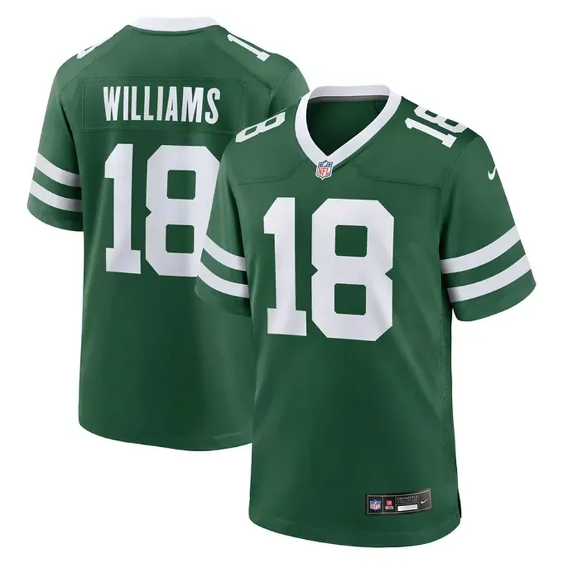 New York Jets Custom Game Jersey White - Image 2