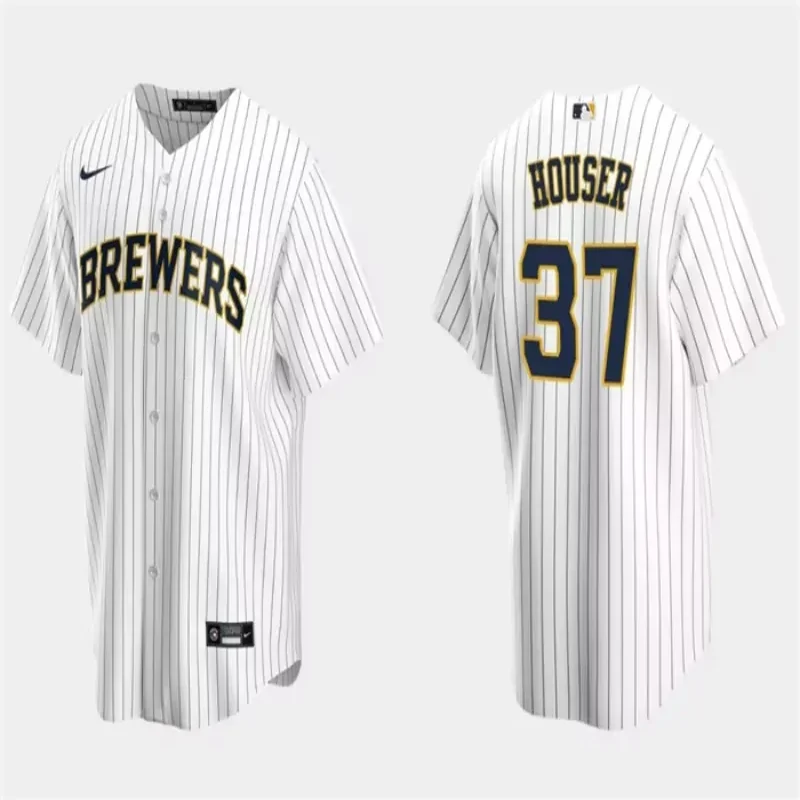 Milwaukee Brewers #13 Eric Haase Home Limited Player Cream Baseball jersey - Image 3