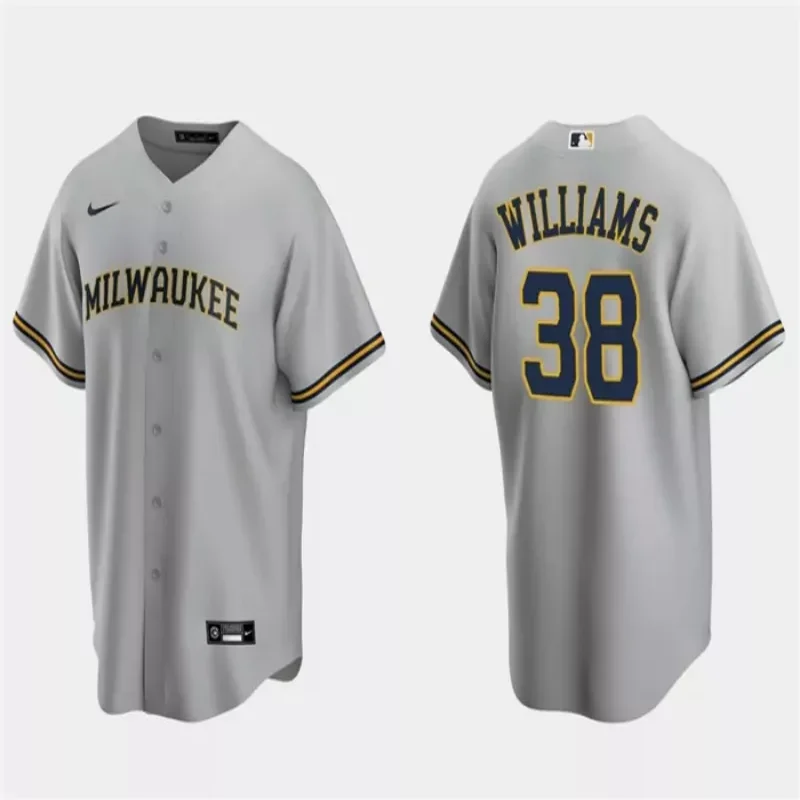 milwaukee brewers #51 freddy peralta white cool base stitched Baseball jersey - Image 3