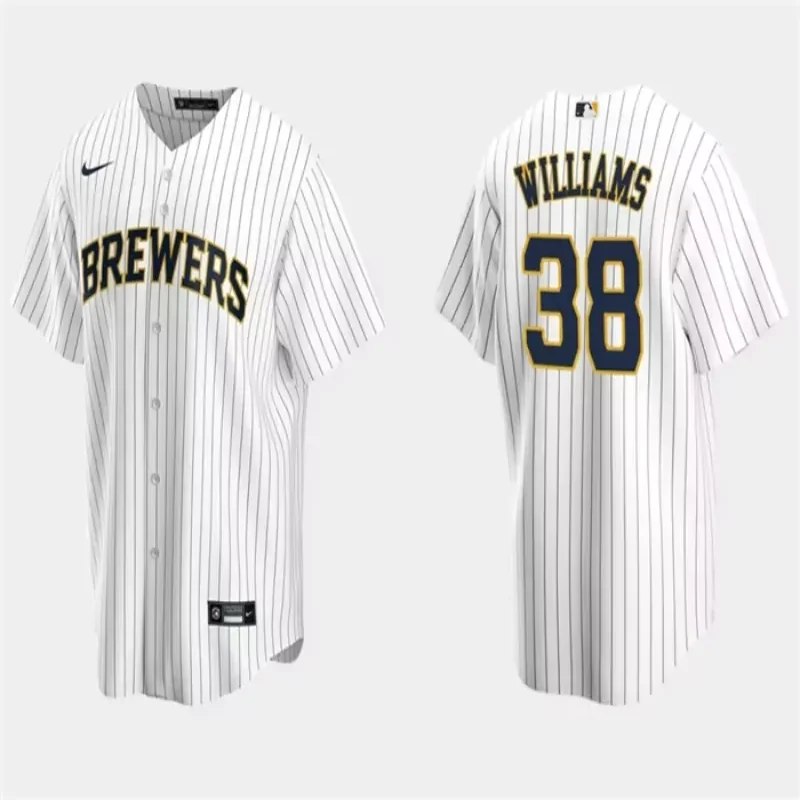 Milwaukee Brewers #12 Rhys Hoskins Baseball jersey - Image 4