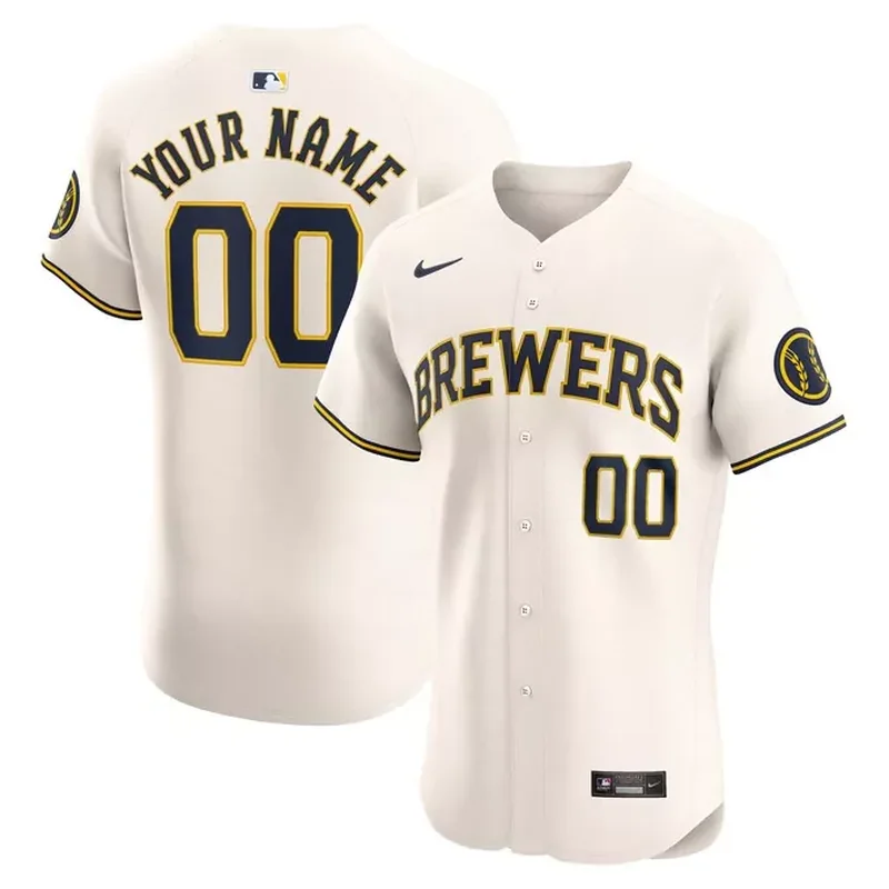 Christian Yelich Milwaukee Brewers Womens Home Player Jersey Cream - Image 4