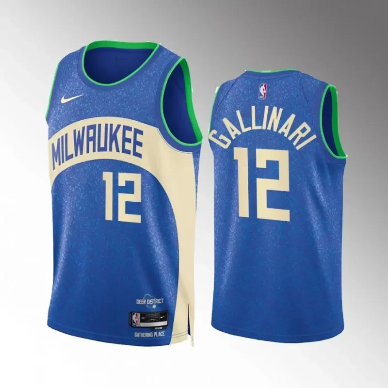 Milwaukee Bucks #00 Jaylin Galloway White Association Edition Men Basketball jersey - Image 4