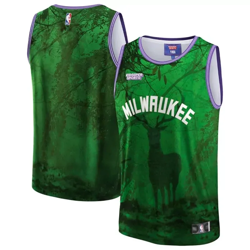 Giannis Antetokounmpo Milwaukee Bucks Fast Break Player Jersey Association Edition White - Image 2