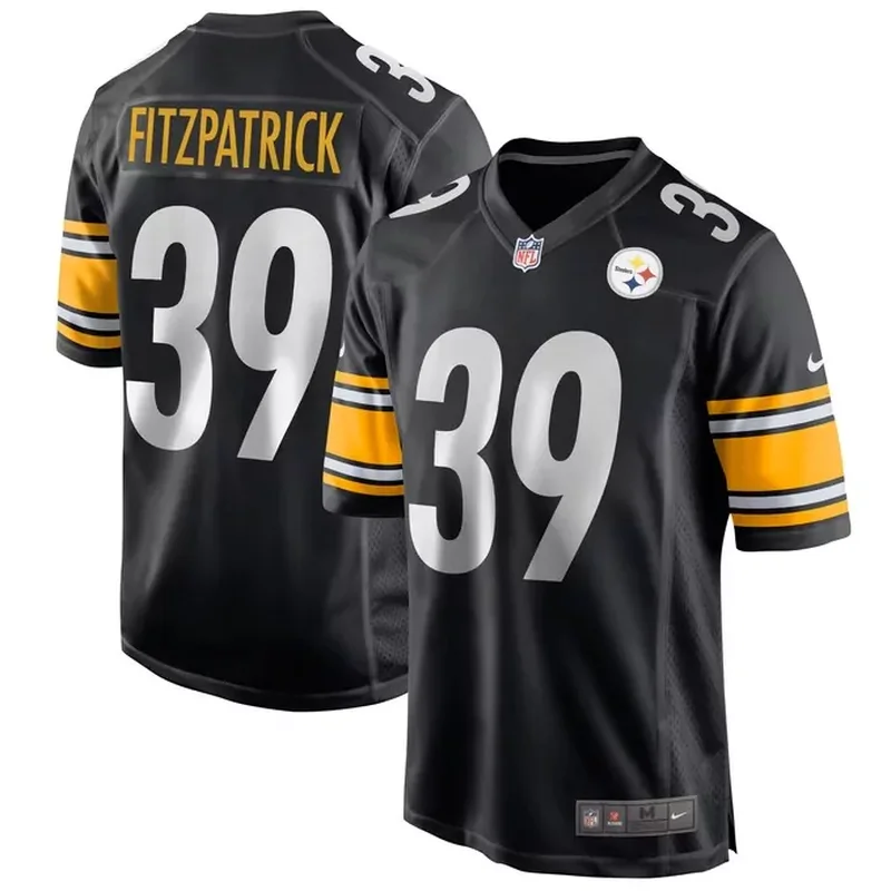 Najee Harris Pittsburgh Steelers RFLCTV Jersey Black - Image 4