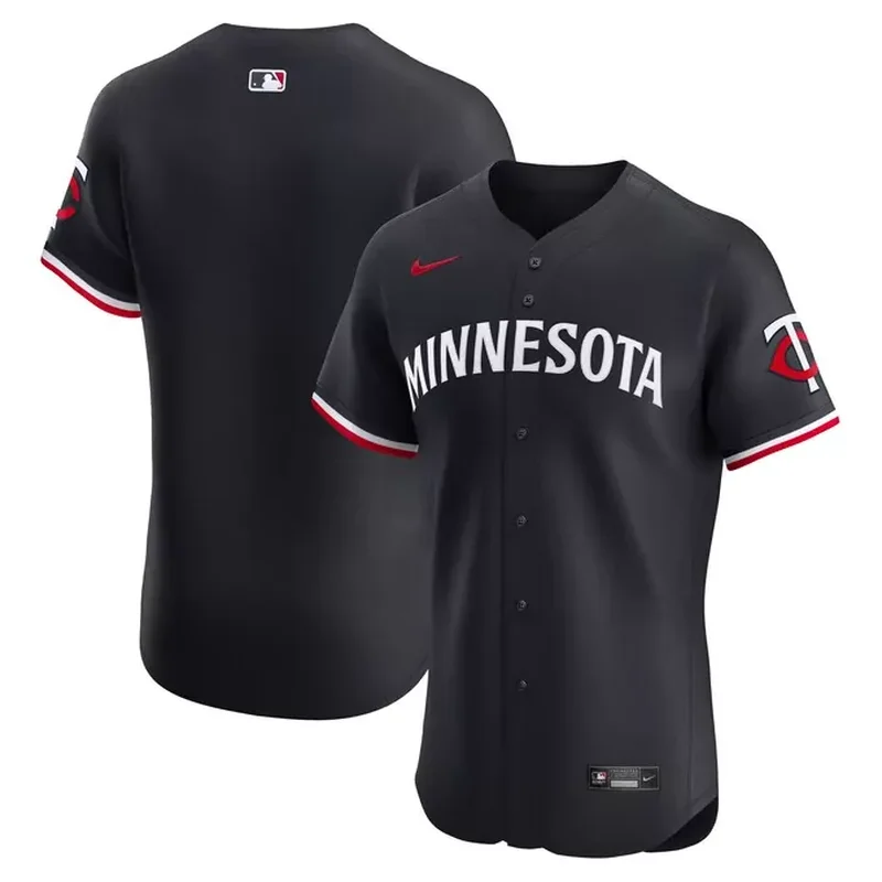 Minnesota Twins Alternate Vapor Premier Elite Patch Jersey Navy