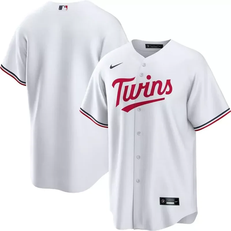 Minnesota Twins Womens Home Custom Jersey White - Image 2