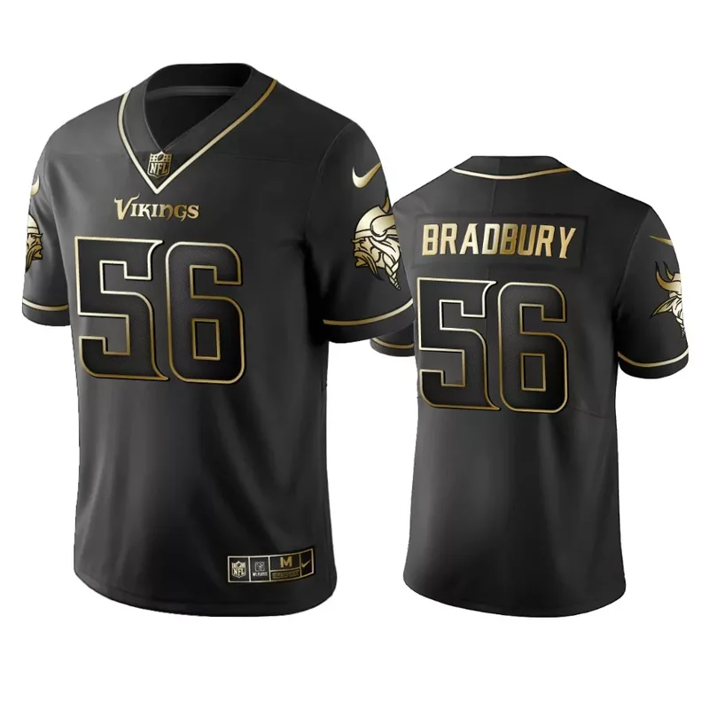 Minnesota Vikings Garrett Bradbury Purple 100th Season Vapor Elite Jersey - Image 5