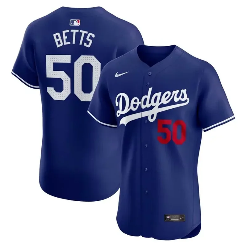 Los Angeles Dodgers Womens Home Jersey White - Image 3