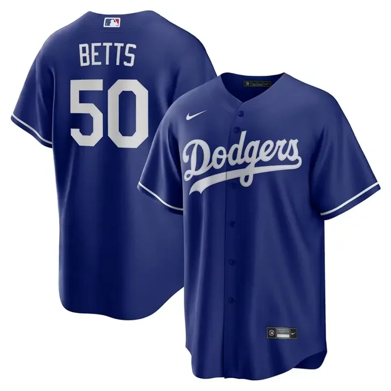Los Angeles Dodgers Womens Home Jersey White - Image 5