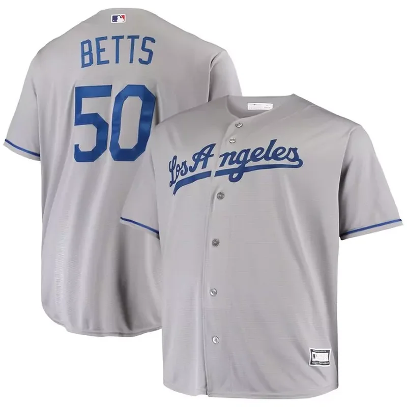 Los Angeles Dodgers Home Elite Jersey White - Image 3