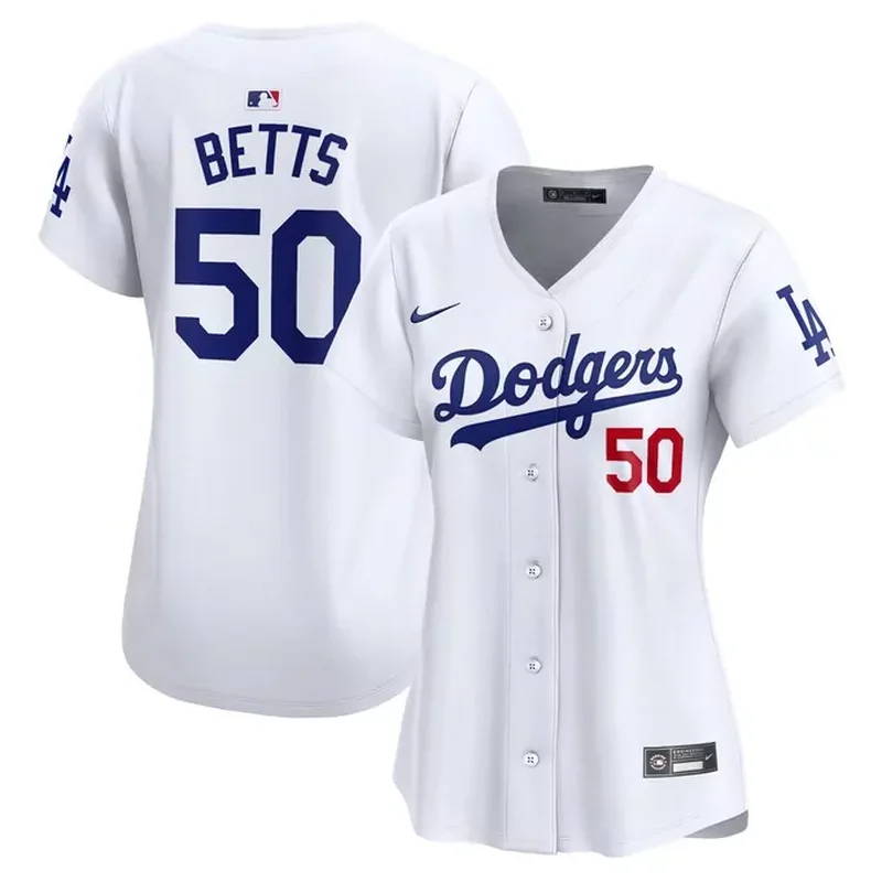 Mookie Betts Los Angeles Dodgers Womens 2024 City Connect Player Jersey Cream - Image 4