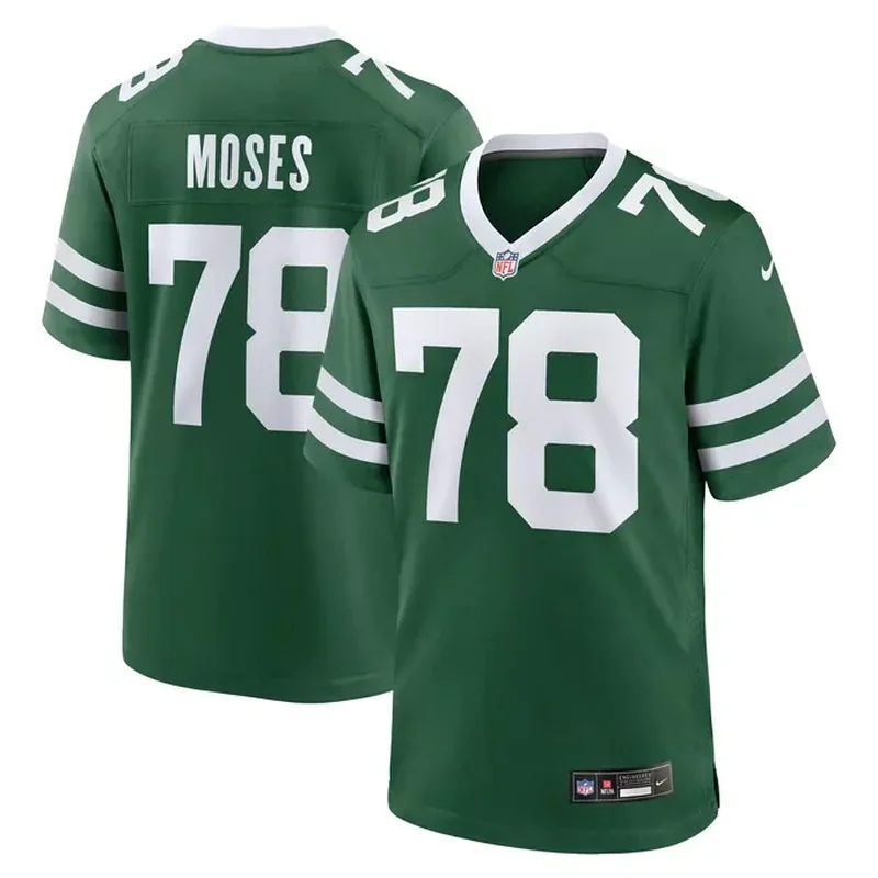 Morgan Moses New York Jets Game Jersey Legacy Green
