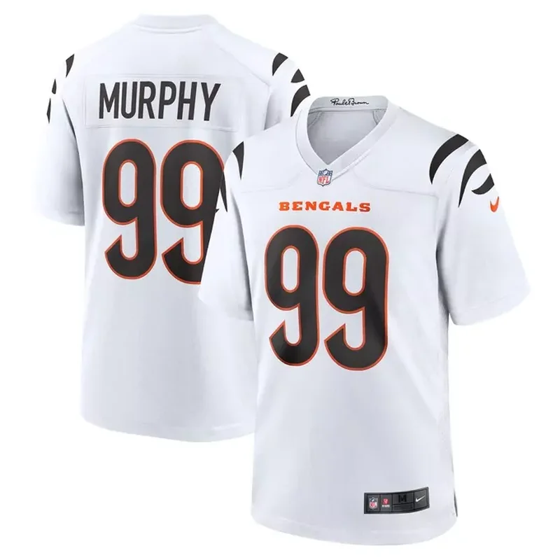 Myles Murphy Cincinnati Bengals Team Game Jersey White