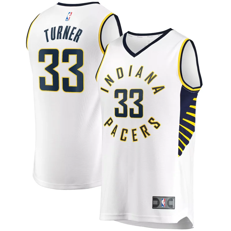 T.j. Mcconnell Indiana Pacers Fast Break Player Jersey - Statement Edition - Gold NBA - Image 5