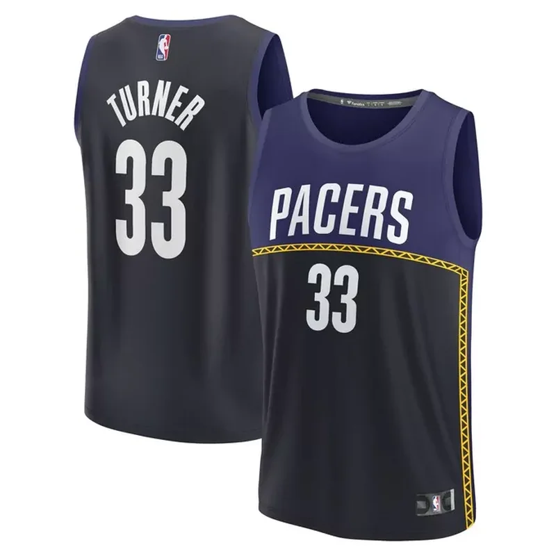 Myles Turner Indiana Pacers Fastbreak Jersey City Edition Blue