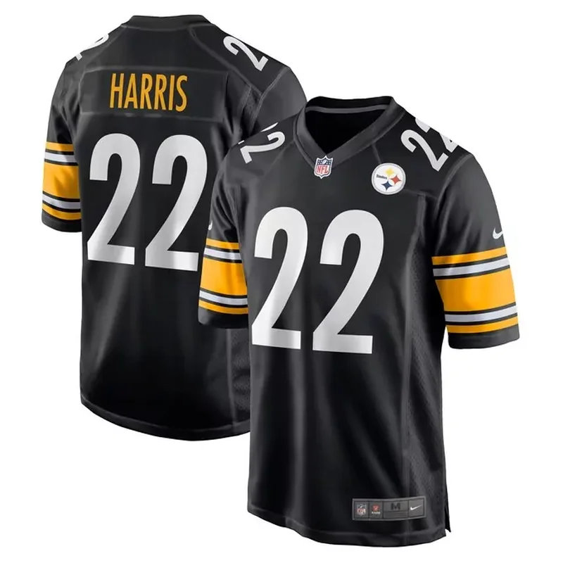 Najee Harris Pittsburgh Steelers Player Game Jersey Black