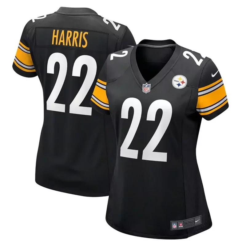 Franco Harris Pittsburgh Steelers Chainstitch Legacy Jersey Cream - Image 4