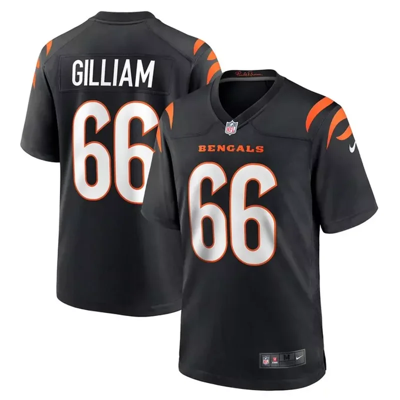 Nate Gilliam Cincinnati Bengals Game Player Jersey Black