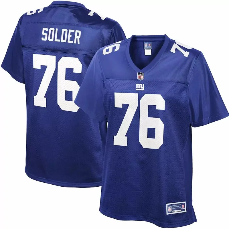 Nate Solder New York Giants NFL Pro Line Player Jersey - Royal