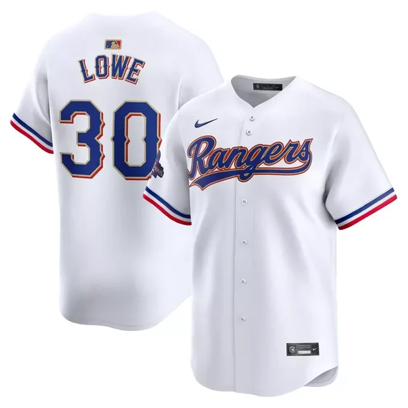 Texas Rangers Alternate Vapor Premier Elite Patch Jersey Royal - Image 2