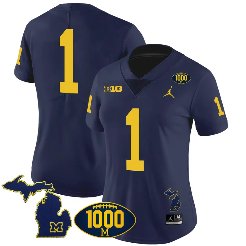 Maize Blake Corum michigan wolverines 2023 special jersey all stitched - Image 2