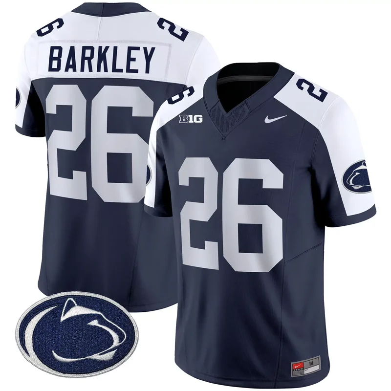 Black Alternate penn state nittany lions vapor custom jersey all stitched - Image 4