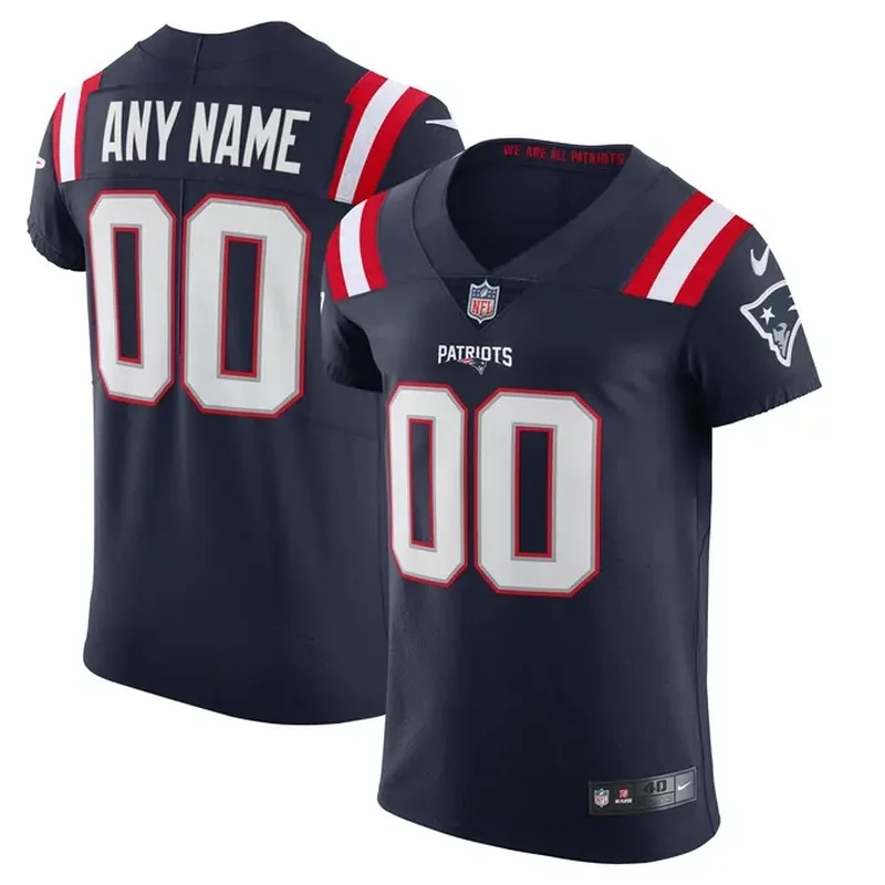 Randy Moss New England Patriots 2007 Split Legacy Jersey Navy/Red - Image 2