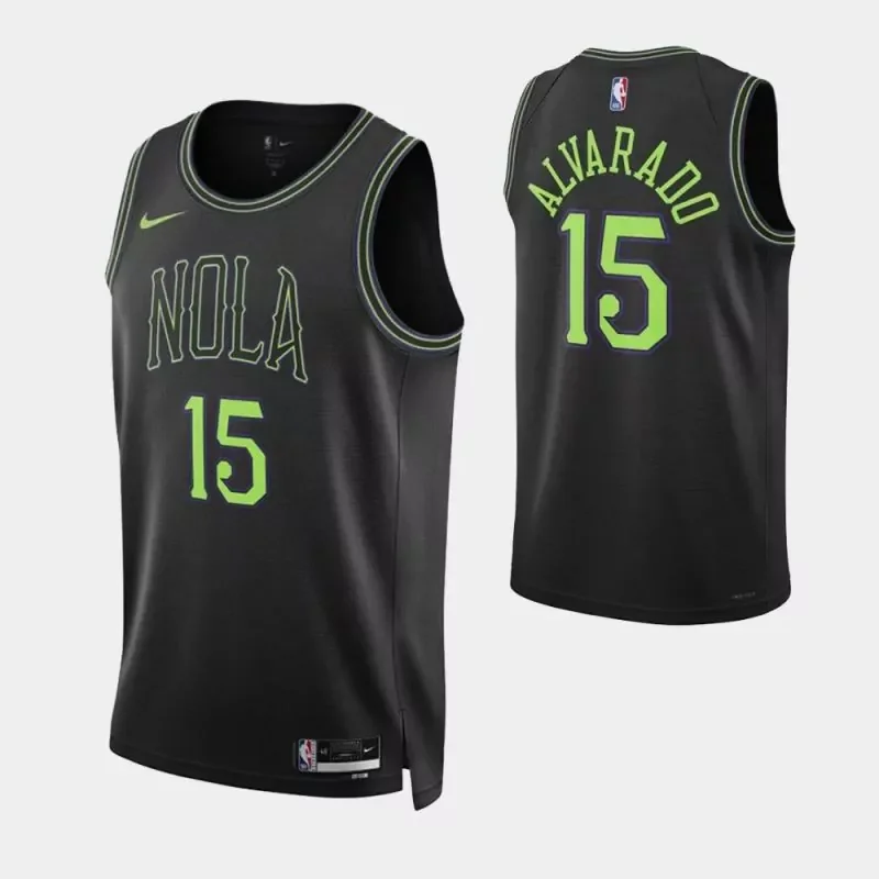 New Orleans Pelicans #5 Dejounte Murray Player Icon Edition Navy Basketball jersey - Image 4