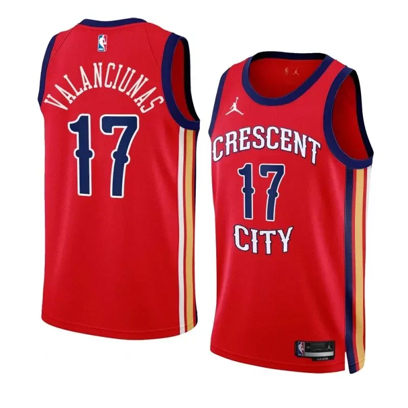New Orleans Pelicans #12 Antonio Reeves Navy 2024 Draft Icon Edition Stitched Basketball Basketball jersey - Image 5