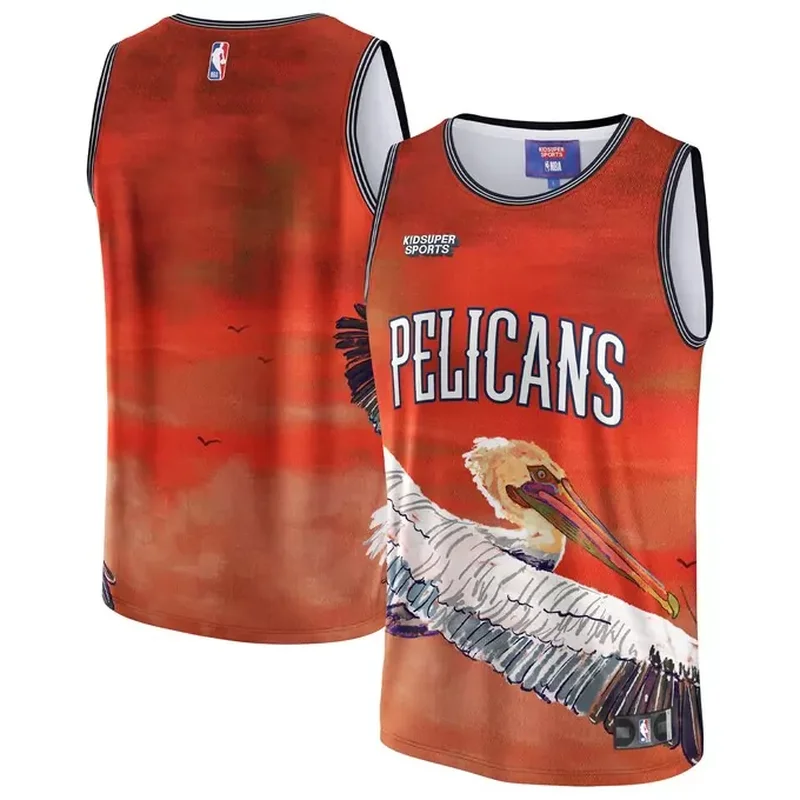 New Orleans Pelicans Unisex Custom Fast Break Jersey Association Edition White - Image 4