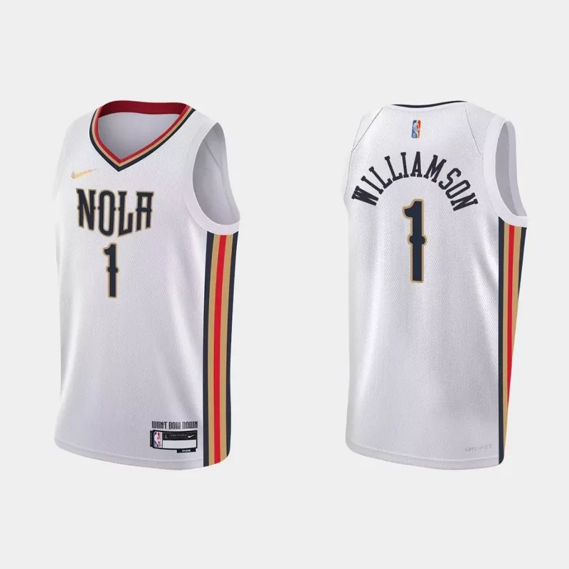 Zion Williamson New Orleans Pelicans 2019 NBA Draft First Round Pick Navy Icon Jersey - Image 4