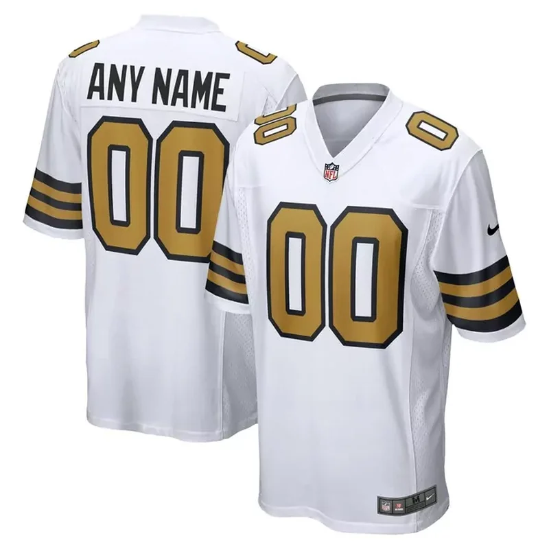 Spencer Rattler New Orleans Saints Game Player Jersey White - Image 2