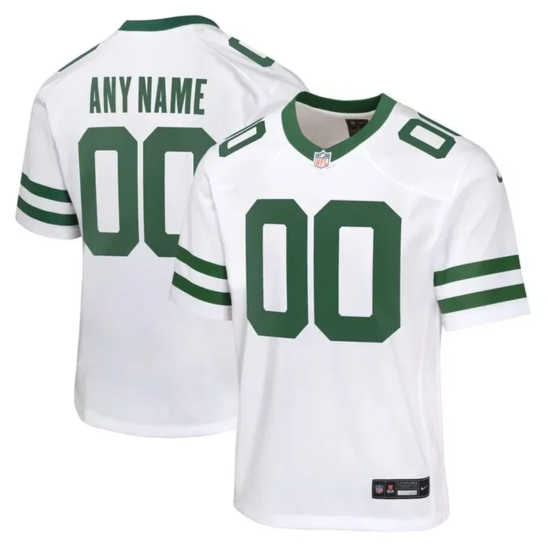 New York Jets Custom Game Jersey Legacy White
