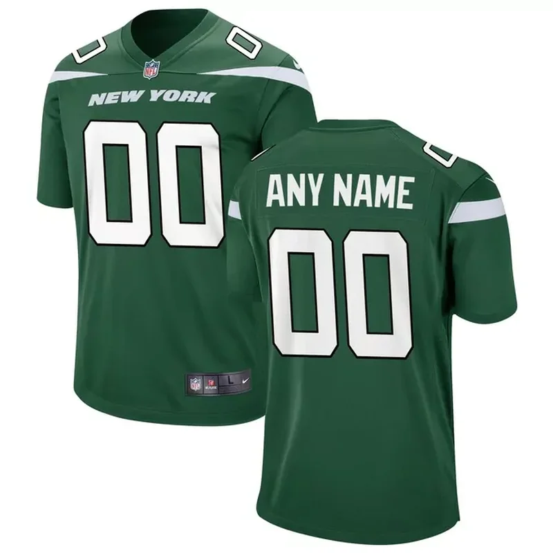 New York Jets Game Custom Jersey Gotham Green