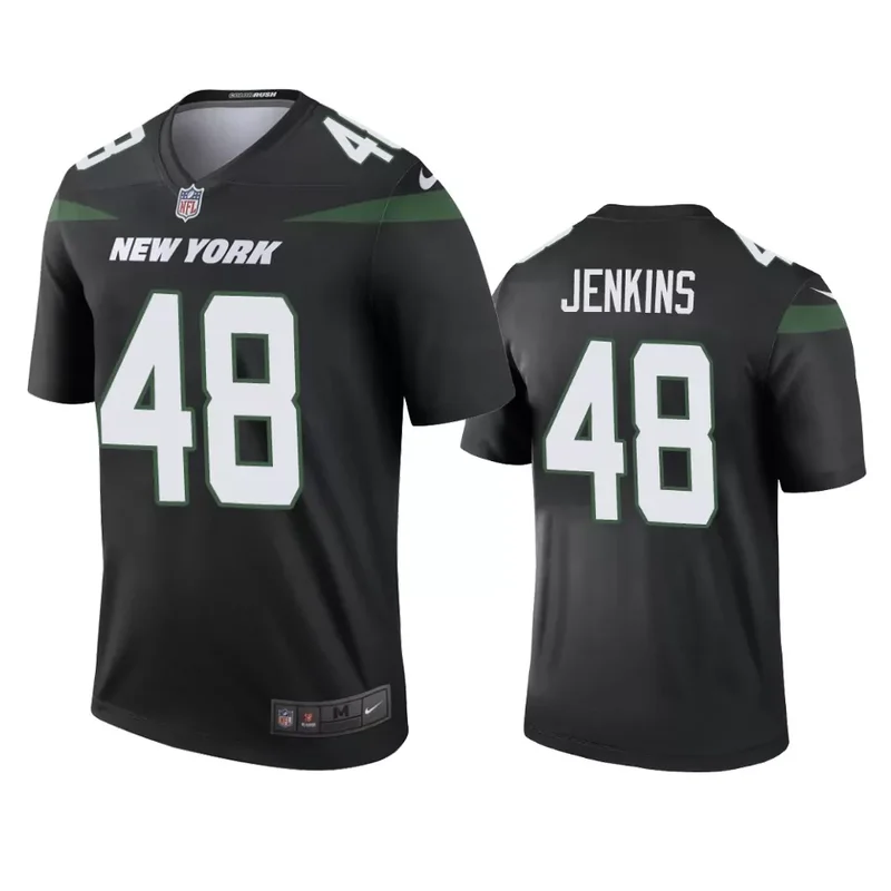 New York Jets Quincy Enunwa Black 2019 Color Rush Legend Jersey - Mens - Image 4