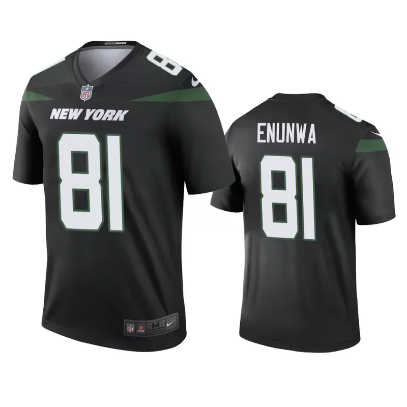 New York Jets Quincy Enunwa Black 2019 Color Rush Legend Jersey - Mens