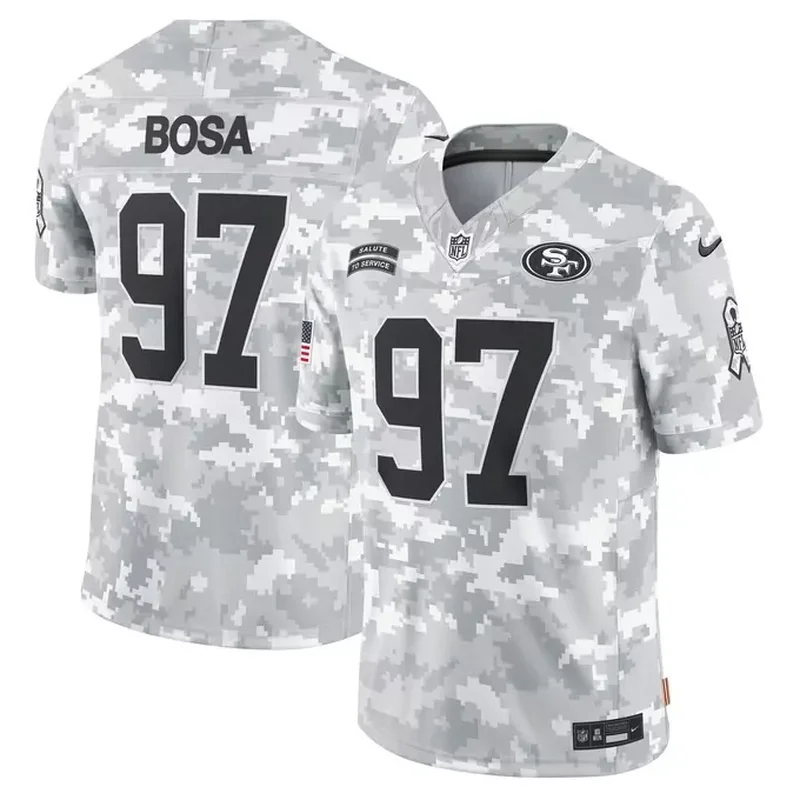 Nick Bosa San Francisco 49ers Game Jersey Scarlet - Image 5